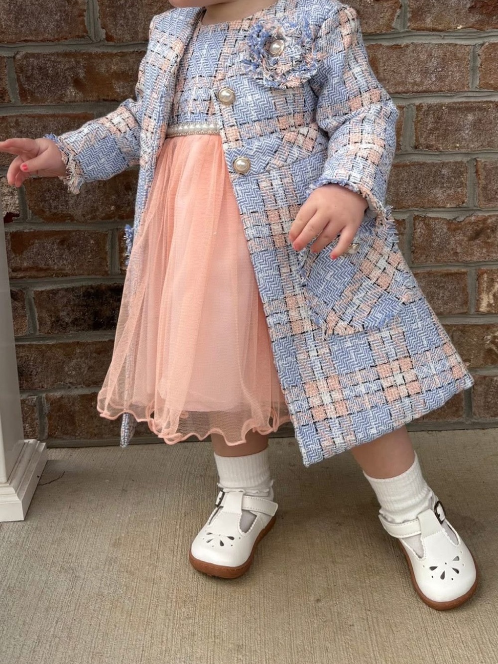 Pea coat & Dress matching set